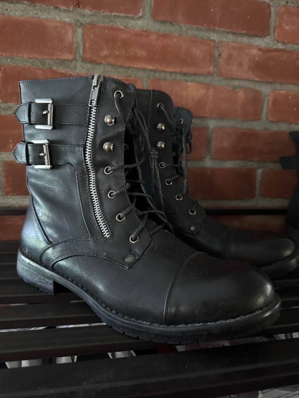 I. D. Required Combat Boots size 9 1/2